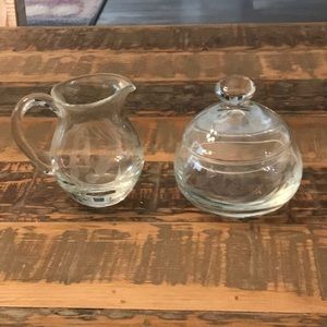Beautiful Creamer & Sugar Bowl